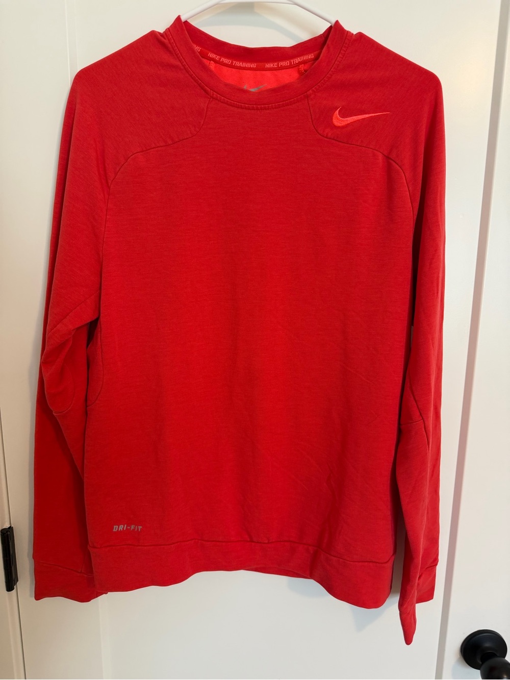 Nike Red Dri-FIT Short Sleeve Training Shirt.